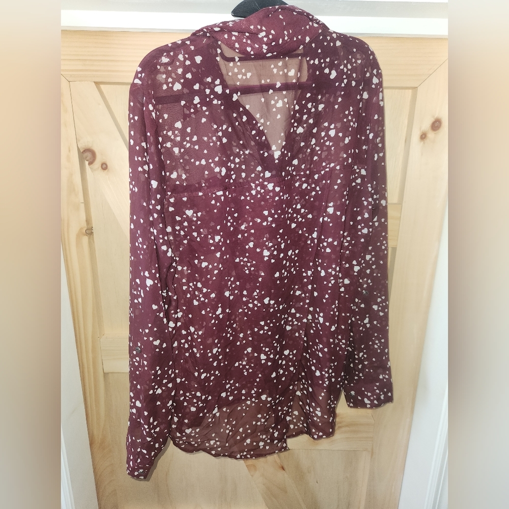 Women's No boundaries Button down blouse size XL
